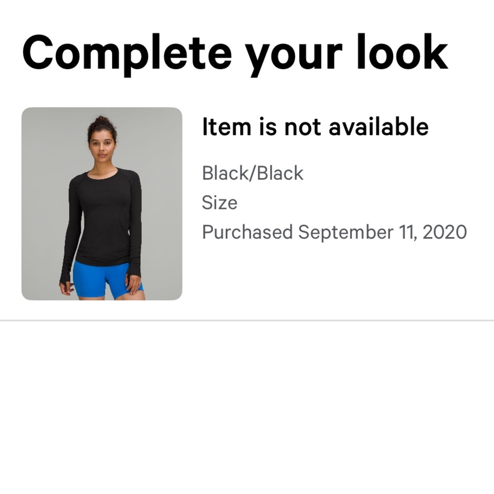 Black Long Sleeve Athletic Top